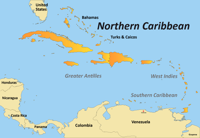 Map Of Dutch Islands Off Venezuela Map Of Dutch Islands Off Venezuela