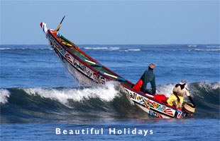 typical scenery of gambia