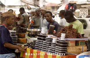 zanzibar picture showing the city