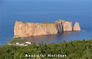 quebec beach scene