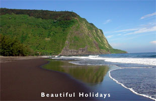 big island hawaii beach scene