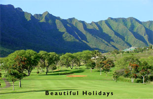 oahu island beach scene