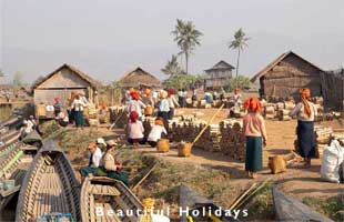 typical scenery of myanmar