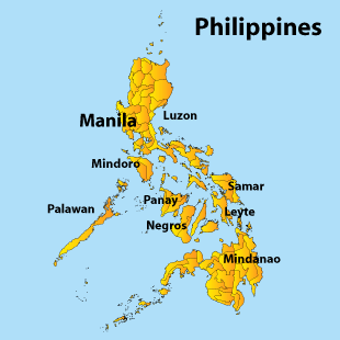 map of philippines asia