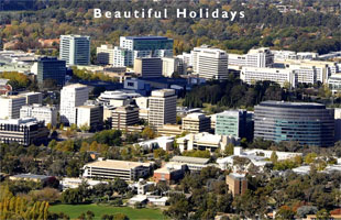 canberra picture showing one of the city sites