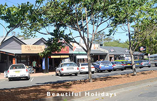 scene from byron bay australia