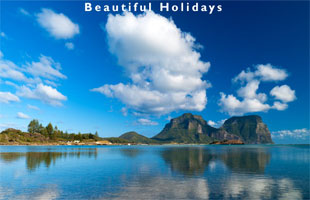 lord howe island beach scene