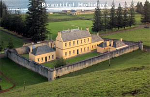 scene from norfolk island australia