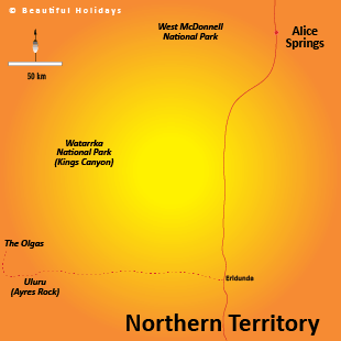 map of alice springs australia