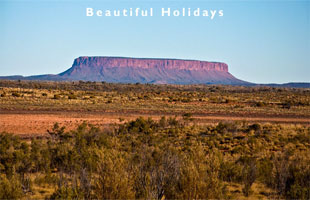 scene from alice springs australia