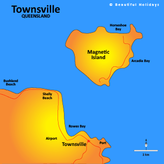 map of townsville queensland