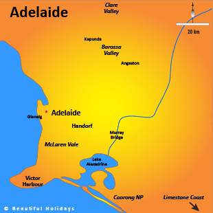 map of adelaide south australia