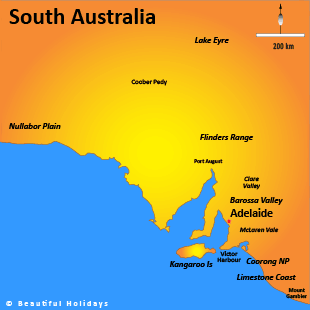 map of south australia australia