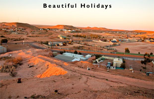 scene from coober pedy australia