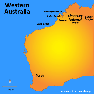 map of kimberley australia