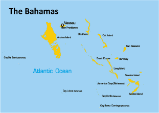 map of bahamas west indies