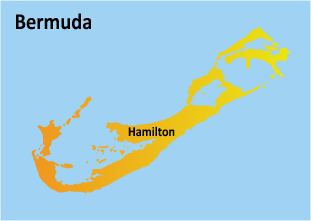 map of bermuda west indies