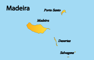 map of madeira island europe