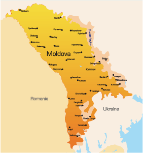 map of moldova europe