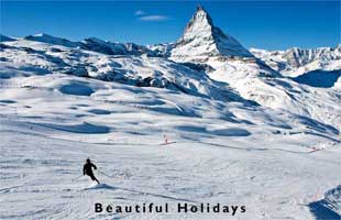 beautiful skiing holidays