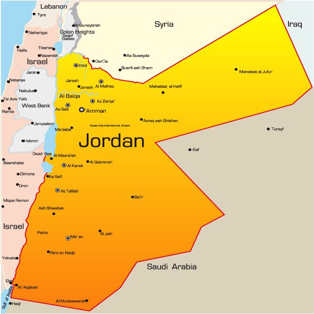 Where Is Jordan In The Middle East Www Euromaxcapital Com