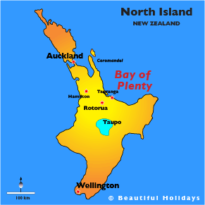 map of bay of plenty in new zealand