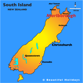 map of marlborough in new zealand