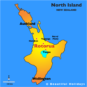 map of rotorua in new zealand