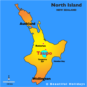 map of taupo in new zealand