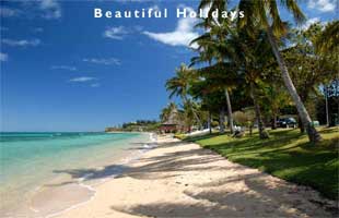 the beach at Anse Vata in Noumea