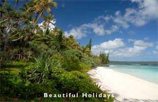 a remote tropical beach in loyalty islandsr