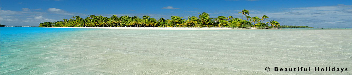 coral island in aitutaki lagoon