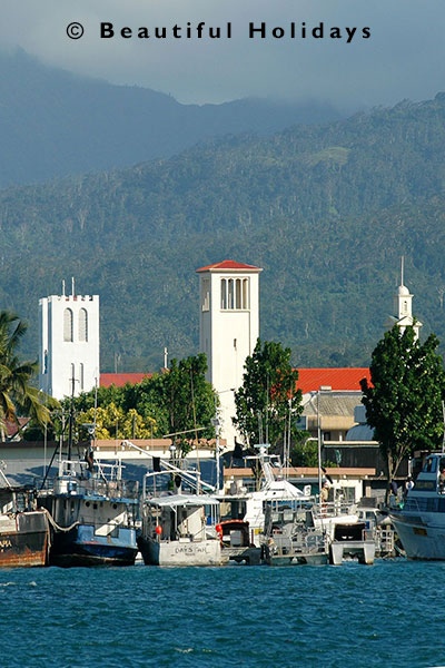 seafront at apia town