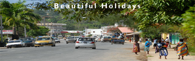 ni-vanuatu in main street on espirtu santo island