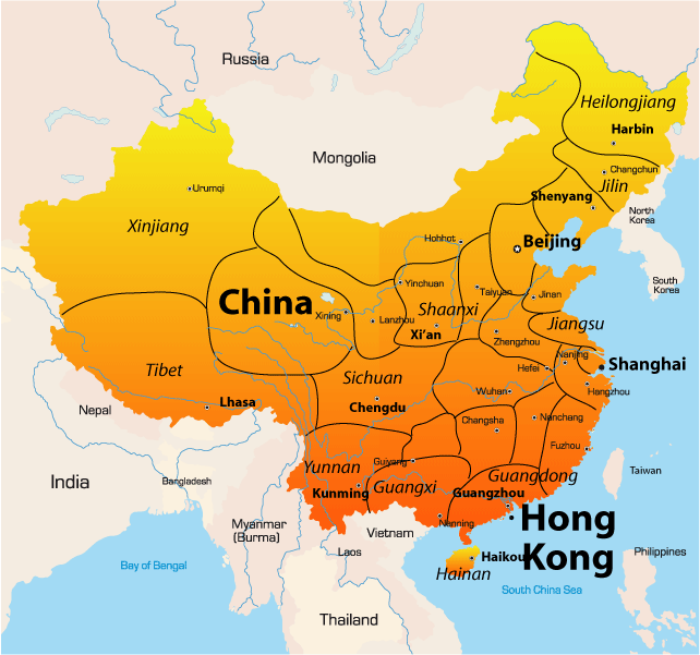 Hong Kong Map Showing Attractions Accommodation